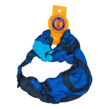 Headband & Scrunchie Set – HB-SCR-MON2-6 – Blue Monstera