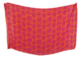 Sarong HIB7-1501-F - Hibiscus Red & Orange