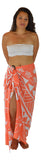 Sarong HWNT-2-F - Tribal Turtle Orange