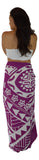 Sarong HWNT-7-F - Tribal Turtle Purple