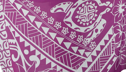 Sarong HWNT-7-F - Tribal Turtle Purple