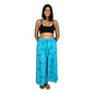 ISLA Wrap Pants – ISLA-4014 – Light Blue and Teal Hibiscus