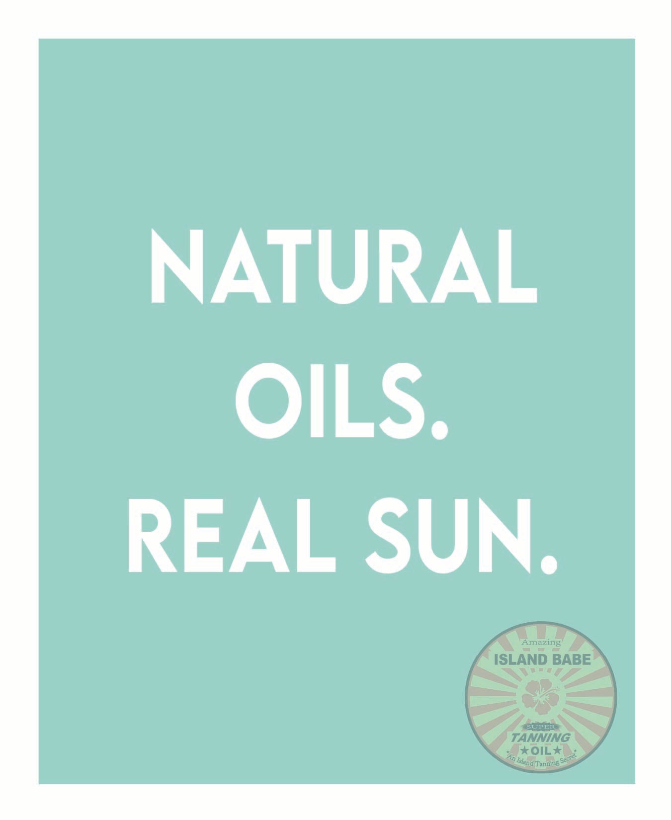 Island Babe Super Tanning Oil – ISLBABE-8 - Natural Plant Oil Blend for a Deep Tropical Tan – 8 oz