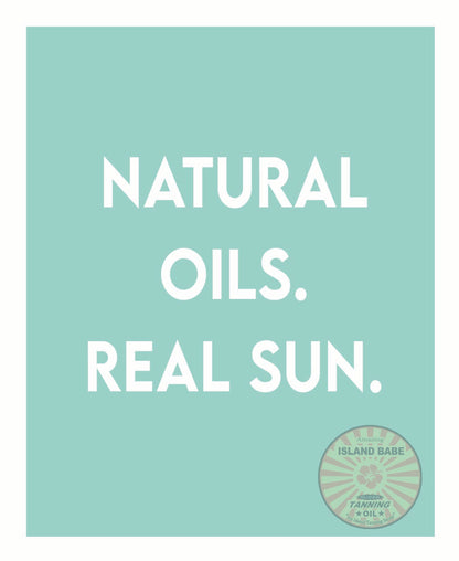 Island Babe Super Tanning Oil – ISLBABE-8 - Natural Plant Oil Blend for a Deep Tropical Tan – 8 oz
