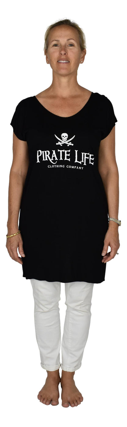 Pirate Life Tee – J-10-PL - Solid Black – Long Sleeve