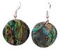 Shell Necklace – JN-ANNIE- Natural Abalone Shell Round Earrings