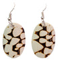 Shell Earrings – JE-CARRIE- Natural Cone Shell Oval