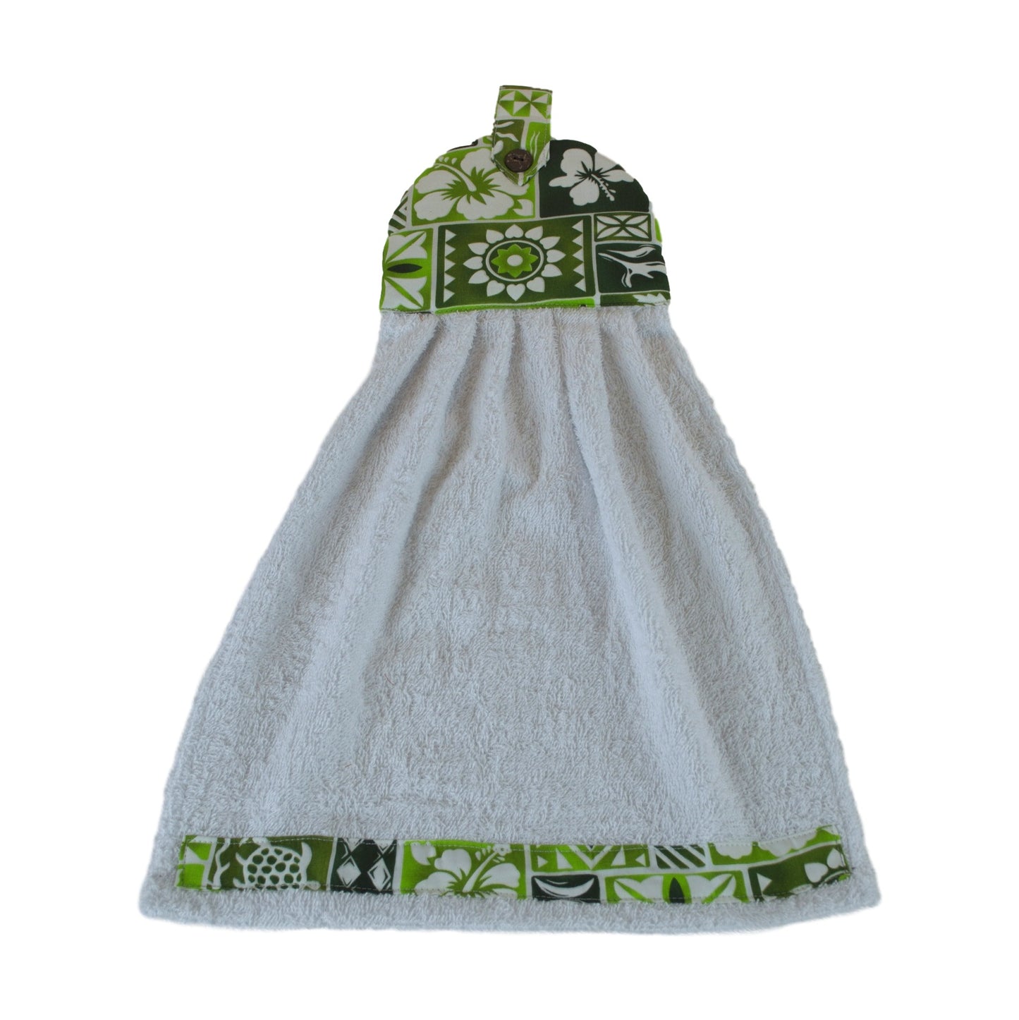 Kitchen Towel - KT-4 - Green Hawaiian Print