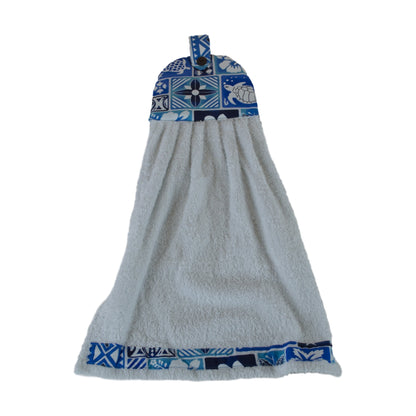 Kitchen Towel - KT-6 - Blue Hawaiian Print