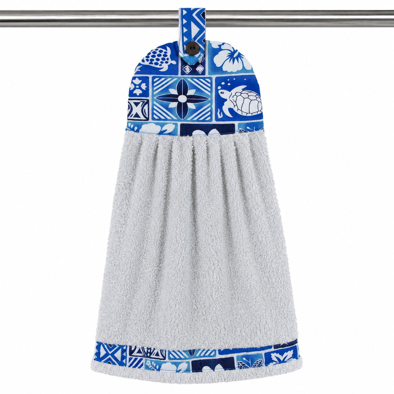 Kitchen Towel - KT-6 - Blue Hawaiian Print