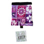 Luggage Handle Wrap – L-7 – Purple Tropical Hawaiian Print Luggage Grip