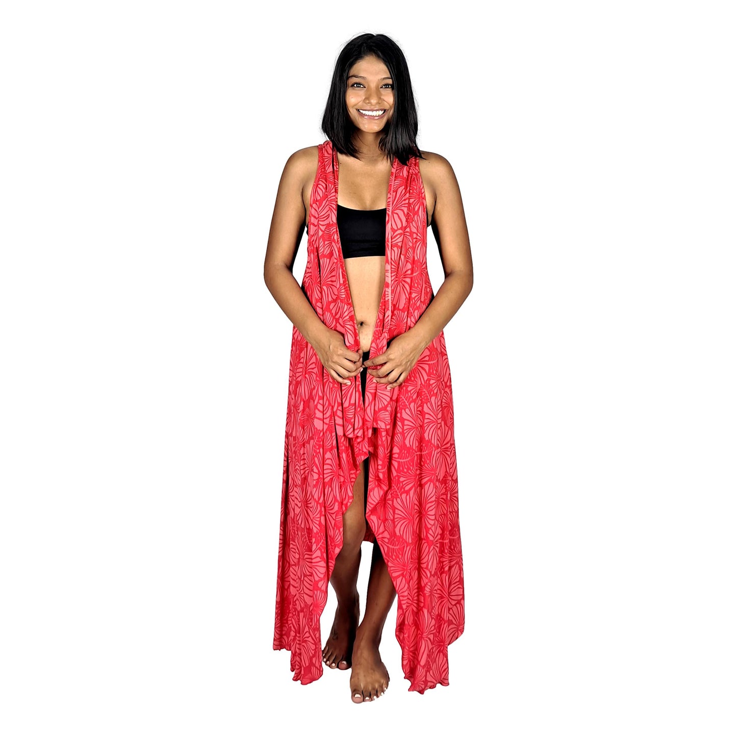 Magic Sarong MG-4011 - Red Hibuscus