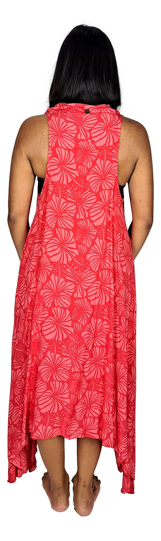 Magic Sarong MG-4011 - Red Hibuscus