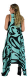 Magic Sarong MG-IT-25 - Island Turtle Black and Teal