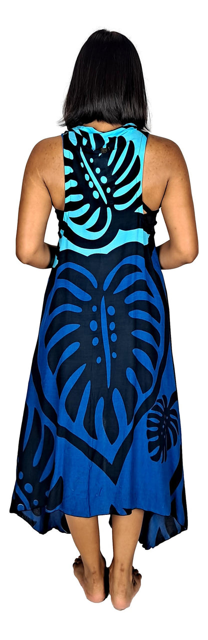 Magic Sarong MG-MON2-6 - Monstera Blue