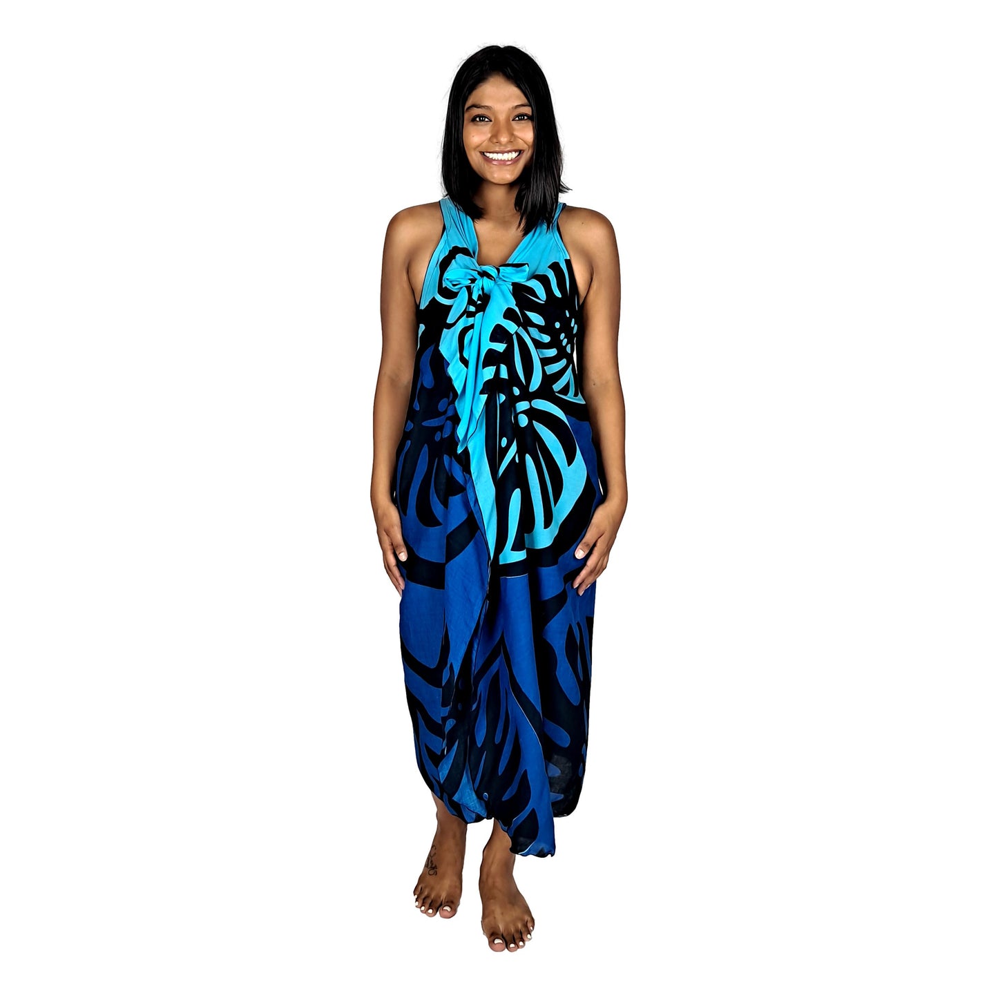 Magic Sarong MG-MON2-6 - Monstera Blue
