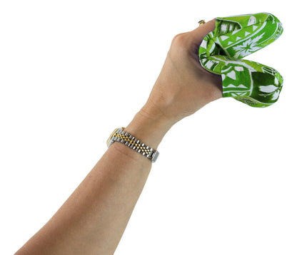 Sourdough Tropicale Baking Mitt – ST-4 – Green Hawaiian Print Mini Oven Mitt
