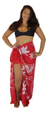 Sarong MNTA-1-F - Manta Ray Tahitian Red