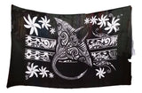 Sarong MNTA-10-F - Manta Ray Black and White