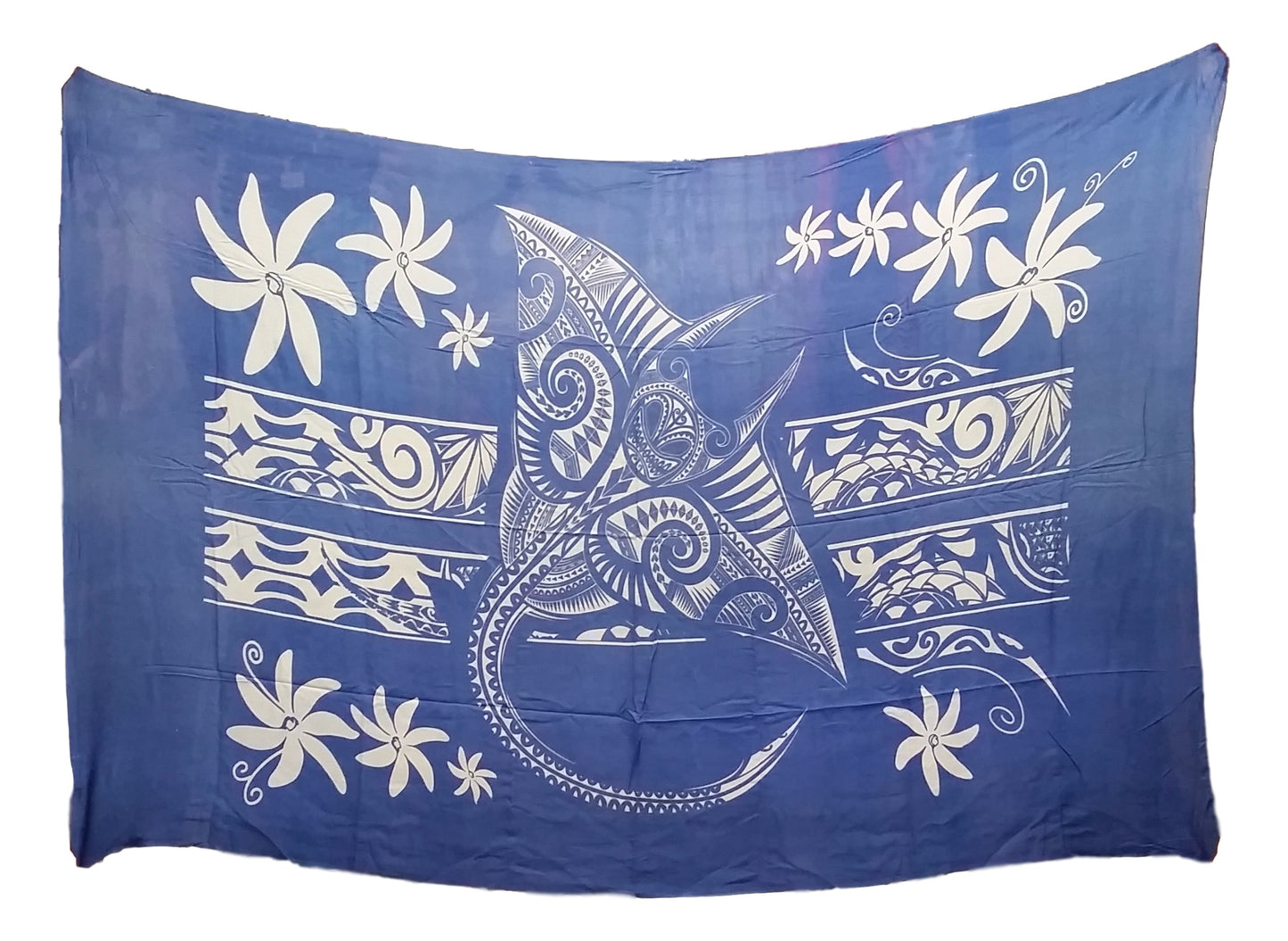 Sarong MNTA-6-F - Manta Ray Blue