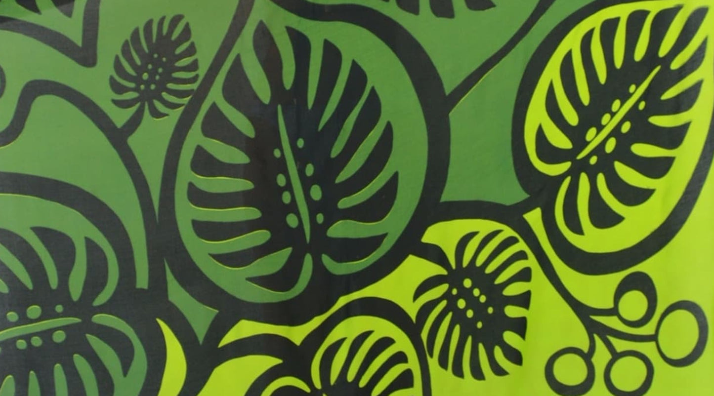 Sarong MON2-4-F - Monstera Green