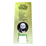 Peace Love Bamboo Straws - PLB-6-20B - Wide Smoothie & Boba Straws, 6 Pack