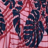 Headband & Scrunchie Set – HB-SCR-4312 – Pink and Blue Monstera