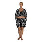 Short Kimono Top RCS-3520 - Animal Print Zebra Wild One