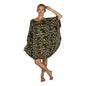 Ruffle Cover Up RCU-3519 - Animal Print Leopard Brown Wild One