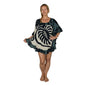 Ruffle Cover Up RCU-MON2-20 - Gray Monstera