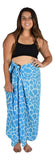 Sarong SAR-3506-F - Animal Print Giraffe Blue