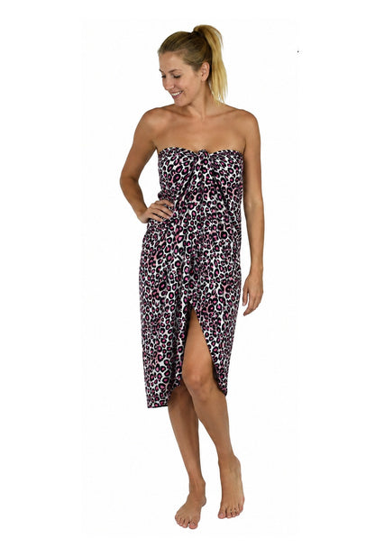 Sarong SAR-3512-F - Animal Print Cheetah Pink