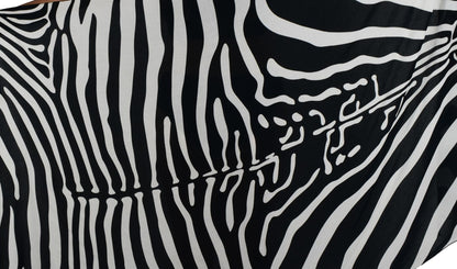Sarong SAR-3520-F - Animal Print Zebra Black and White