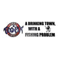 Sticker - SBMP-TXTRPTOWN-10 - Texas Tropix -A Drinking Town 10 inch