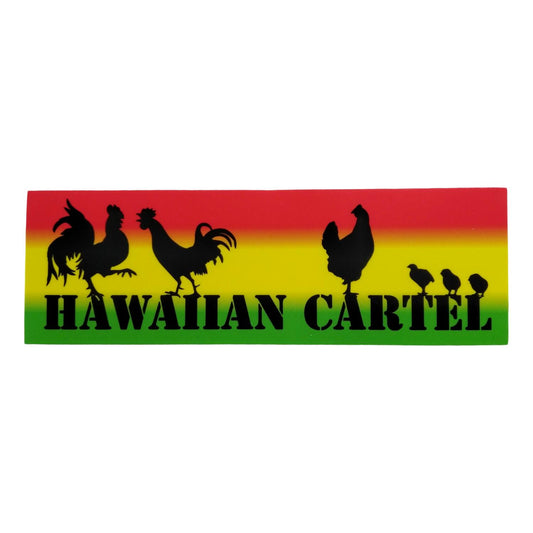 Sticker - SR-HCCRSTA-6 - Hawaiian Cartel Chicken 6 Inch