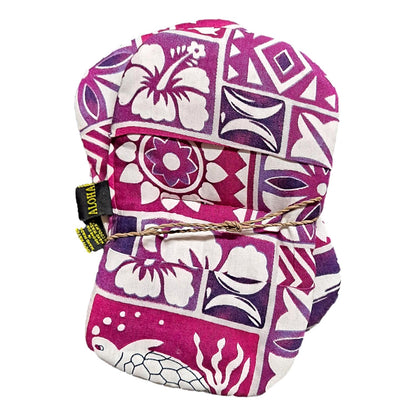 Sourdough Tropicale Baking Mitt – ST-7 – Purple Hawaiian Print Mini Oven Mitt