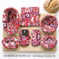 Sourdough Tropicale Kit - ST-PACK-1 - 7 Piece Baking Set | Banneton Covers, Mini Mitts & Hot Pad