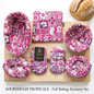 Sourdough Tropicale Kit - ST-PACK-7 - 7 Piece Baking Set | Banneton Covers, Mini Mitts & Hot Pad