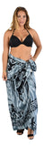 Sarong TAT-10-F - Tattoo Turtle Gray & Black
