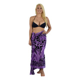 Sarong TAT-7-F - Tattoo Turtle Purple