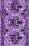 Sarong TAT-7-F - Tattoo Turtle Purple