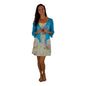 Tradewind Sweater - TS-5 – Blue Sheer Knit Cardigan Shawl OS