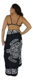 Sarong TTL-10-F - Turtle With Border in Black