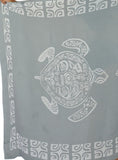 Sarong TTL-20-F - Turtle With Border in Gray