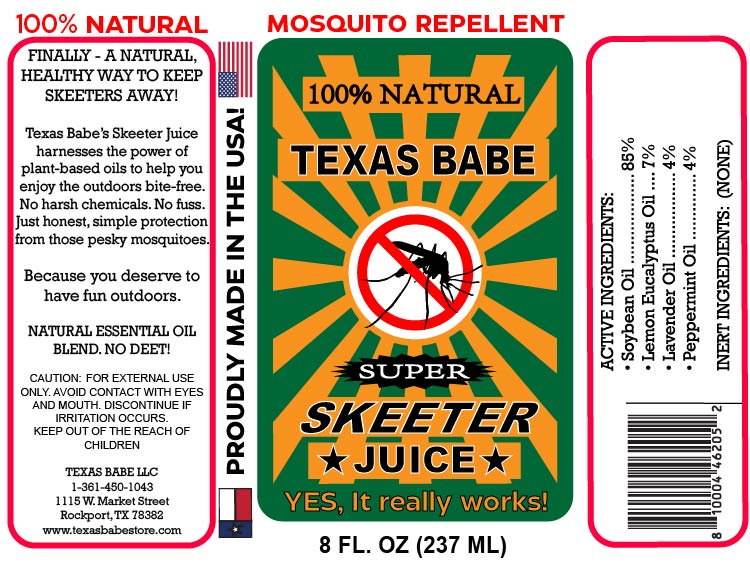 Skeeter Juice - Natural Mosquito Repellent Oil 8 oz