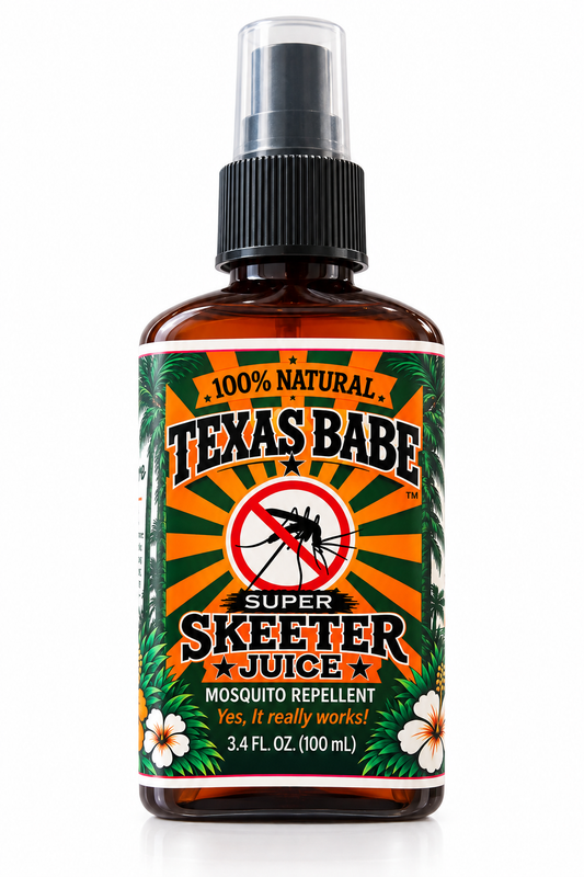 Skeeter Juice Natural Mosquito Repellent | DEET-Free Essential Oil Blend 3.4 Oz - 100 ml