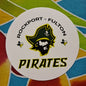 Sticker - SC-RPTPIR-4 - Rockport Fulton Pirates - 4 inch