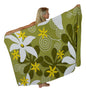 Sarong B-224-F - Batik- Hawaiian Tiare Green