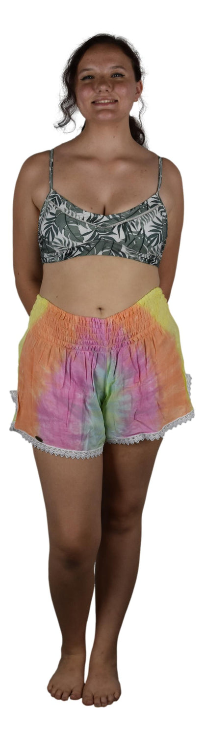 Beach Babe Shorts BBS-711-S/M Pastel Tie Dye