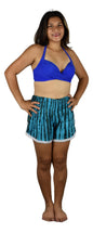 Beach Babe Shorts BBS-915-S/M Blue Tie Dye